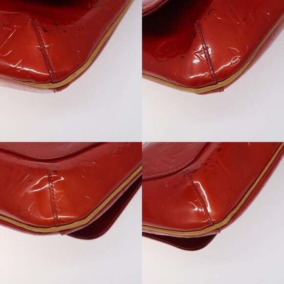 LOUIS VUITTON Monogram Vernis Thompson Street Bag Red M91094 - Picture 10 of 12
